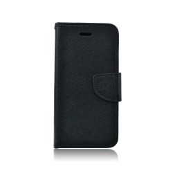 Samsung Galaxy A20e, A202 Fancy Diary oldaltnyitós tok, fekete