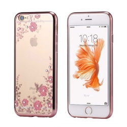 Samsung Galaxy A71 Diamond szilikontok, rose gold