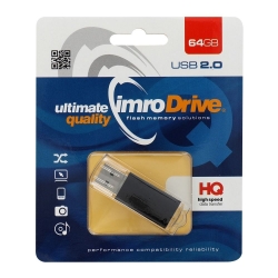 64 GB Pendrive Artisjus matricával, IMRO, USB 2.0, fekete