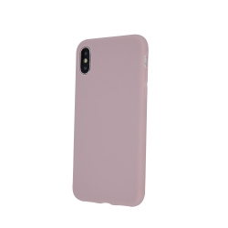 Huawei P Smart Z, Y9 Prime 2019 matt szilikon tok, púder rózsaszín