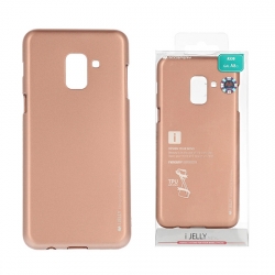 Samsung Galaxy S20 Mercury i-Jelly szilikon tok, rose gold