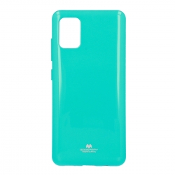 Samsung Galaxy A41 Mercury Jelly szilikon tok, menta