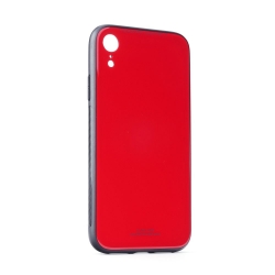 Samsung Galaxy A21s Üveges hátlap, piros