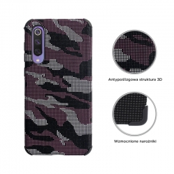 Samsung Galaxy A31 Kaméleon terepmintás szilikon tok, piros