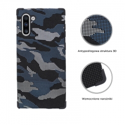 Huawei P30 Lite Kaméleon terepmintás szilikon tok, kék