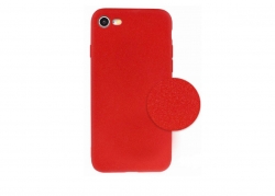 Apple iPhone 12 Mini Homokszemes szilikon tok, piros