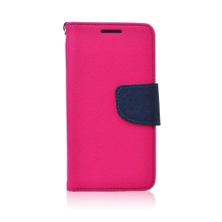 Samsung Galaxy S21 Plus, G996 Fancy Diary oldaltnyitós tok, rózsaszín-kék
