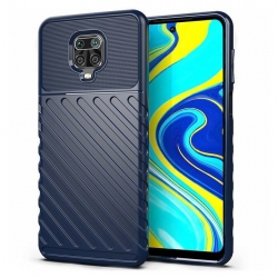 Xiaomi Redmi 9 Thunder ütésálló szilikon tok, kék