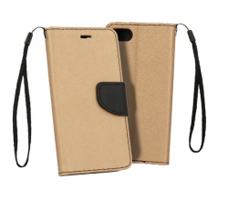 Xiaomi Redmi 9a Fancy Diary oldaltnyitós tok, arany-fekete