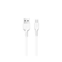 Hoco micro USB adatkábel, X20, 2,4A, 3 méter, fehér