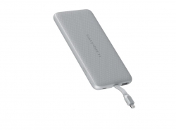 Ravpower power bank, 5000 mAh, 10W, 1XUSB, 1X lightning kábel, szürke