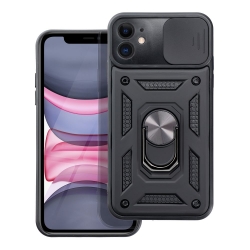 Samsung Galaxy A22 5G Slide Armor szilikon tok, fekete