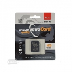 16GB memóriakártya microSD adapterrel, Artisjus matricával, IMRO