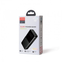 Joyroom power bank, 20000 mAh, 22,5W, 2XUSB, 1X Type-C, JR-QP192, fekete
