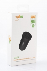 Callme autós töltő, 2XUSB, 2,1A, fekete, CA01