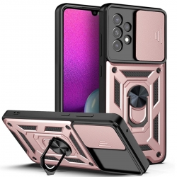 Slide Armor tok Samsung Galaxy A13 5G, A04s-hez, rózsaszín