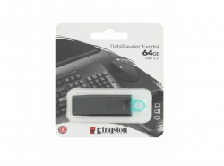Kingston DT Exodia M pendrive (USB 3.2, DTXM/64GB), 64GB, fekete, Artisjus matricával