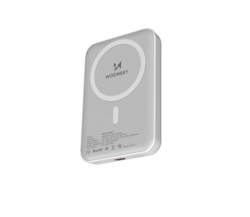 Wozinsky MagSafe power bank, 10000 mAh, 1XType-C, 20W, fehér