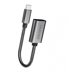 Dudao OTG kábel Type C csatlakozóval, L15T, szürke