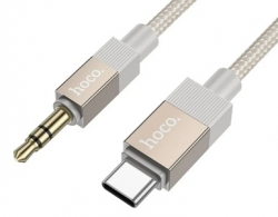 Hoco aux kábel Jack - Type-C, 1 méter, UPA32B, arany
