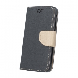 Samsung Galaxy A37 Fancy Diary oldaltnyitós tok, fekete-arany