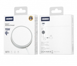 Jellico vezeték nélküli töltő, Magsafe, W11, 15W, fehér
