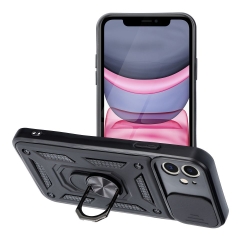Xiaomi Note 15 4G, Note 15 5G Slide Armor szilikon tok, fekete