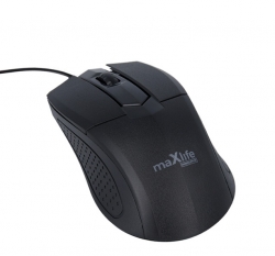 Maxlife vezetékes egér, MXHM-01, 1000 DPI, fekete