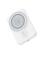 XO power bank, 10000 mAh, Magsafe, 1XType C, 20W, PR264, fehér