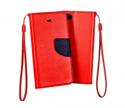 G960 Samsung S9 Fancy Diary oldaltnyitós tok, piros-kék