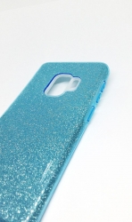G960 Samsung S9 Glitteres szilikontok kék