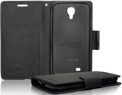 Huawei P Smart Plus Fancy Diary oldaltnyitós tok fekete
