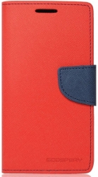iPhone XS MAX Fancy Diary oldaltnyitós tok piros-sötétkék