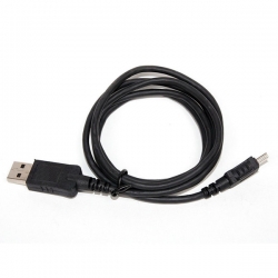 Mini USB adatkábel, 1m, fekete